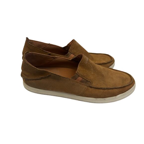 OluKai Pahono Slip On Shoes Mens 13 Brown Leather Comfort Casual Loafers main image 9